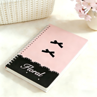 Fabricant de jolis carnets, carnet personnalisé kawaii avec des papillons, couverture souple, petit carnet esthétique, service d'impression de livres