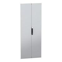 Porte d'armoire en acier NSYSFND2082D avec poignée, verrouillable, IP55, gris, 1966mm x 769mm 1966mm, série PanelSeT SFN Kit