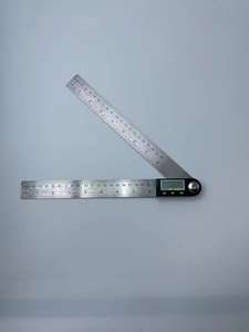 Penggaris sudut digital, alat ukur sudut digital presisi tinggi Stainless steel penggaris pertukangan multifungsi 360 derajat - Product Image 5