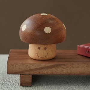 Caja de música de madera con diseño de hongo para niños de 3 a 6 años, juguete educativo, regalo - Product Image 4