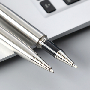 Tùy Chỉnh Sang Trọng Văn Phòng Khắc Khắc Men Màu Điền Mang Nhãn Hiệu Bút 1.0Mm Kim Loại Rollerball Bút Và Bút Bi Quà Tặng - Product Image 4
