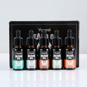 Kit olio per <span class=keywords><strong>barba</strong></span> per <span class=keywords><strong>uomo</strong></span> balsamo-0.66 FlOz, confezione da 5 di arancia dolce, legno di sandalo, legno di cedro, unprofumato, salvia per la <span class=keywords><strong>barba</strong></span> ammorbidire - Product Image 2