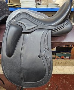 Silla de Doma de Cuero Duradera con Asiento de Agarre Profundo, Gullet Ajustable y Acolchado Suave, Ideal para Entrenamiento - Product Image 3