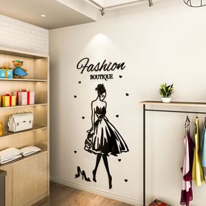 Acrylic 3D Sticker Clothing Store Wall <b>Decal</b> Women'S Glass <b>Window</b> <b>Decal</b> Wall Decoration - Product Image 4