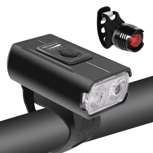 Luz LED para bicicleta de montaña y carretera, lámpara <span class=keywords><strong>frontal</strong></span> de 10W y 800LM, 2 T6, 6 modos, <span class=keywords><strong>recargable</strong></span> vía USB, equipo de ciclismo - Product Image 6
