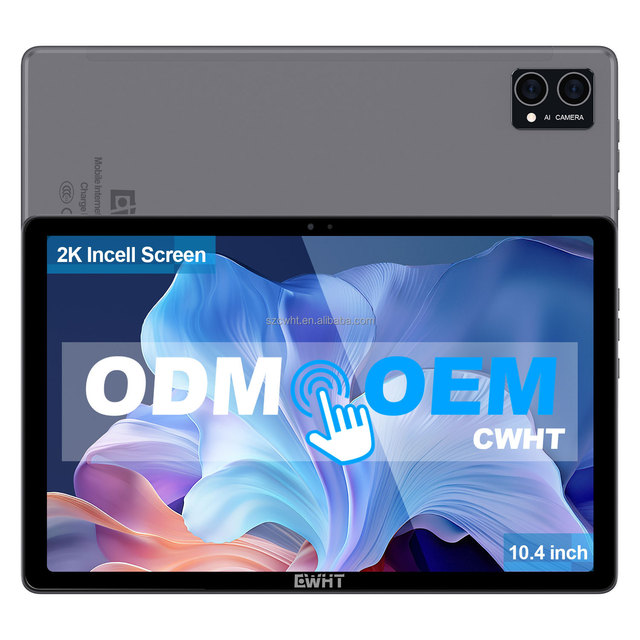 OEM Incell 2K 10.36" Android Tablets 128GB Business Phone Education Features GSM Capacitive Screen MTK 4G 5G Wifi Tablet Pc