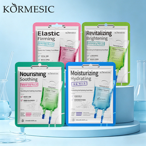 Mascarilla Facial KORMESIC con Certificación Bpom, 25 ml, Elástica, Reafirmante, Iluminadora, con Colágeno y Cristal, Hidratante, Calmante, Coreana - Product Image 1