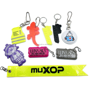 Phản xạ Keychain ngoài trời tùy chỉnh khác Móc Chìa Khóa Đồ chơi an toàn phản chiếu móc khóa cho buổi tối đi bộ phản ánh - Product Image 2