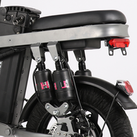 Vélo électrique pliable OEM 48V 400W avec batterie au lithium, moteur sans balais à 3 vitesses, 8Ah, roue de 14 pouces pour adultes, utilisation en ville