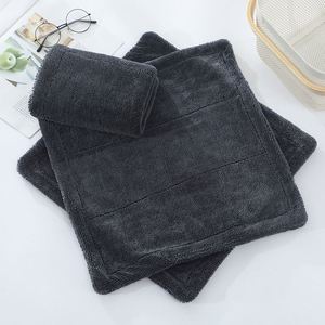 Serviette de lavage de voiture double couche bicolore 1200 g/m² en microfibre polyester douce et absorbante avec motif tressé fin pour un nettoyage efficace - Product Image 4