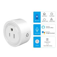Prise intelligente Tuya WiFi avec moniteur d'énergie - Contrôle à distance. Certifié FCC et adapté aux équipements domestiques et de bureau.