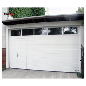 Vente en gros en usine <span class=keywords><strong>Porte</strong></span> de <span class=keywords><strong>garage</strong></span> <span class=keywords><strong>sectionnelle</strong></span> automatique étanche résidentielle de qualité pour villa Matériau en acier - Product Image 3