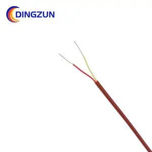 Dingzun kablosu özel TX 1000 derece yüksek sıcaklık termokupl kompanzasyon K tipi kırmızı/sarı tel enstrümantasyon için
