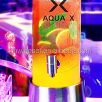 Distributeur de jus de boissons 3L/2L carré Wine Beer Tower avec LED lumières colorées pour Bar Party Restaurant Cold Drink Beer Tower