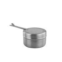 Ensemble de chauffe-plats durable Service de buffet Argent Équipement d'hôtel Buffet Réchaud en acier inoxydable avec couvercle en verre