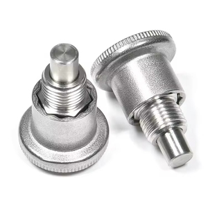 Aluminium Round Knurled Thumb <b>Screw</b> 12mm Cap Diameter Metric Standard Thread Plain Finish - Product Image 3