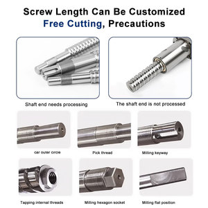 CNC phần sfu/rm1605/2005/3205 Set cán bóng vít gia công + mặt bích Nut + Nhà ở dsg16h + bkbf/ekef/fkff12 kết thúc hỗ trợ + khớp nối - Product Image 2