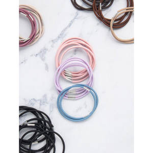 11 tiras de goma para el cabello de punta fina en estilo dulce para niños - Product Image 1