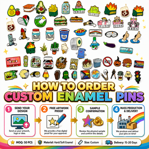 Broche de sécurité personnalisée en métal émaillé rigide sur le thème de l'anime, artisanat durable pour <span class=keywords><strong>les</strong></span> cadeaux du Nouvel An chinois et de la Fête des Pères - Product Image 5