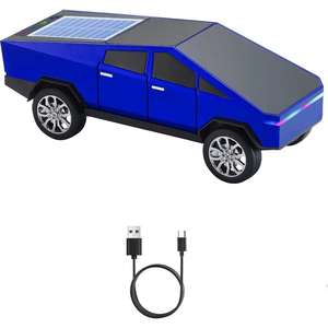 Alecter Haut-parleur solaire ultra-réaliste en forme de camion Bluetooth 5.0/TWS/FM/USB Lecture 2000mAh ABS+Silicone Portable Musique de plein air Cadeau - Product Image 1