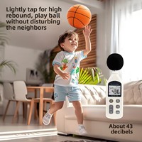 Ballon de sport d'entraînement pour jeunes en intérieur 2026, léger, silencieux, rebond doux, logo personnalisé, OEM ODM en vrac pour la vente au détail, ballon de basket en mousse PU