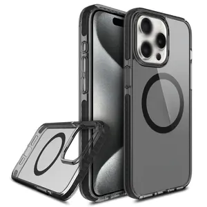 Fabriek Nieuwe Schokbestendige Hoge Kwaliteit Anti-Drop Clear Case Voor Iphone Magnetische Case Voor Iphone 15 Pro Max Magnetische Hoesjes Iphone 16