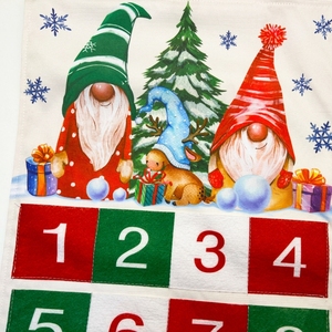 <span class=keywords><strong>Calendrier</strong></span> <span class=keywords><strong>de</strong></span> <span class=keywords><strong>l</strong></span>'Avent mural en tissu personnalisé pour la maison avec logo, impression promotionnelle écologique - Product Image 3