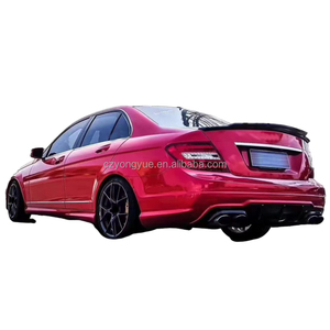 Kit de Carrocería Completo Ancho C63 AMG Negro para <span class=keywords><strong>Mercedes</strong></span> <span class=keywords><strong>Benz</strong></span> Clase C W204 Coupé C180 C200 <span class=keywords><strong>C250</strong></span> C280 2011 2012 2013 <span class=keywords><strong>2014</strong></span> - Product Image 4