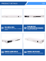 Multiplexeur PCM E1 8 canaux FXS/FXO/POTS avec personnalisation prise en charge