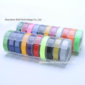 Ruban adhésif pour étiquettes en relief 3D, 3 m, compatible avec les imprimantes d'étiquettes en relief MOTEX et <span class=keywords><strong>DYMO</strong></span> - Product Image 3