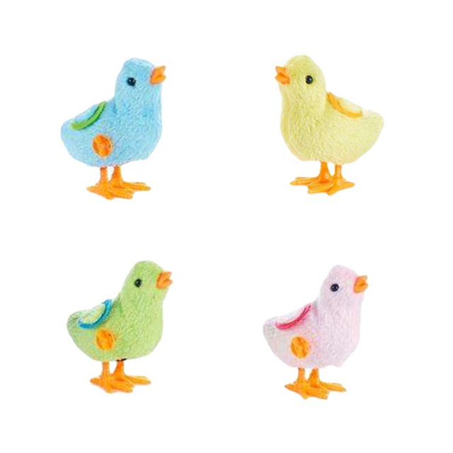 Заводная игрушка, курица, мультяшная плюшевая игрушка, курица с двойным крылом, большая курица, развивающая игрушка для детей