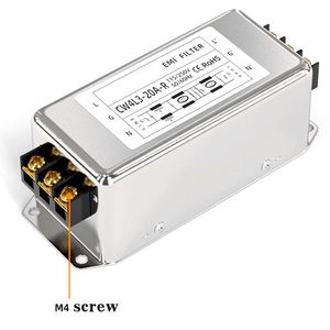 Filtro de Alimentación CA Monofásico, Filtro EMI de Tres Niveles, Bloque de Terminales de 220V, CW4L3-3A/6A/10A/20A/30A-R, Anti-interferencias CW4L3-30A-R - Product Image 4