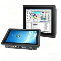 Monitor Táctil Capacitivo Industrial de 27 Pulgadas, IP65 Impermeable, Alto Brillo, Panel PC de Montaje en Pared para Automatización Industrial