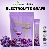 AegleWell 6 Formules d'électrolytes complètes en poudre, boisson hydratante sans sucre pour le sport et le bien-être quotidien, complément alimentaire