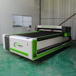 Jinan MingXing 1300x2500mm flatbed co2 gravura a laser máquina de corte para madeira acrílica mdf