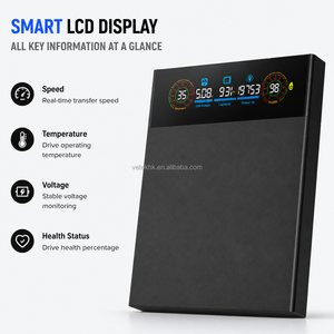 Factory Custom Smart LCD NVMe <b>SSD</b> Enclosure M.2 USB Type C <b>External</b> <b>SSD</b> Case 5Gbps High Speed Storage Adapter - Product Image 5