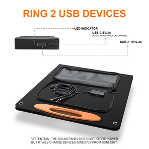 Tùy Chỉnh Có Thể Gập Lại Năng Lượng Mặt Trời Bảng Điều Khiển Di Động Gấp Năng Lượng Mặt Trời Bảng Điều Khiển Panneaux Solaires Năng Lượng Mặt Trời Powered Chăn Cho Nhà Ban Công Sử Dụng - Product Image 5