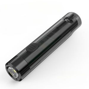 New Portable Lanterns ABS Material 7 <b>Work</b> Modes Type C Rechargeable <b>LED</b> Keychain Flashlights UV <b>Light</b> With Whistle for SOS - Product Image 1