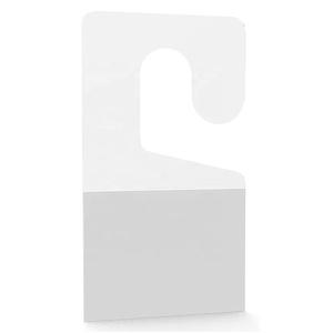 J <span class=keywords><strong>Hook</strong></span> Hang Tab Lỗ Tự Dính Treo Tab Nhiệm Vụ Nặng Nề Rõ Ràng Nhựa Treo Thẻ Móc Cho Cửa Hàng Bán Lẻ Hiển Thị Tab 300 Gói - Product Image 1