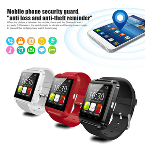 Reloj Deportivo Inteligente U8 con Tarjeta SIM, Correa de Silicona Cuadrada, Mensajes SMS, Sincronización, Recordatorio de Llamadas, Función de Alarma Remota - Product Image 3
