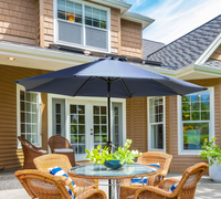Großhandel Neues Design 3m Outdoor-Terrassenschirm für Hof, Garten, Tisch und Balkon