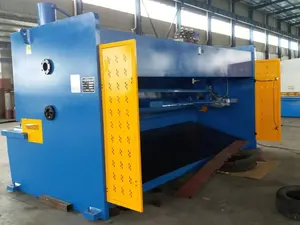 Máquina de corte de placa de metal da folha cnc, 3200mm guilhotinas hidráulicas