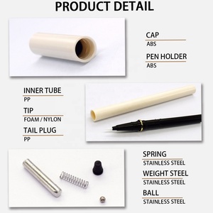 Emballage de tube de stylo pour eye-liner liquide fin, pointe fine, personnalisation de l'étiquette privée, emballage de tube de eye-liner liquide vide - Product Image 3