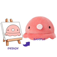 Peluche personnalisée douce avec doublure en maille brodée pour les fêtes