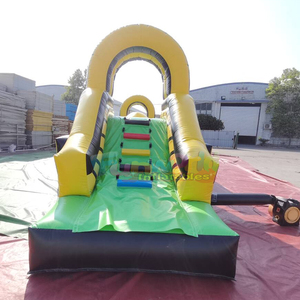 Outdoor Carnival Party <b>Inflatable</b> Danger Zone Giant Obstacle Course Big Baller <b>Games</b> Portable 500KG Capacity Commercial Use - Product Image 3
