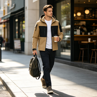 Veste de randonnée 3-en-1 en peau de requin 620g personnalisée, coupe-vent imperméable Gorpcore à marque privée, chaîne d'approvisionnement OEM complète