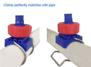 26988 מתכווננת הכדור כביסה פלסטיק מהדק כפול קליפ זרבובית - Product Image 5