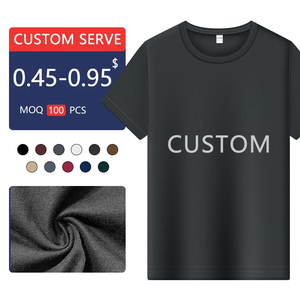 T-shirt per esercizi di allenamento con scollo a o-collo nuovo vendita all'ingrosso di qualità da uomo - Product Image 1