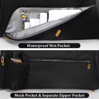 Sac de voyage personnalisé pour équipement de gymnastique sportive avec sangles à compartiment pour chaussures, parfait pour les entraîneurs d'équipe, idéal pour le football, le baseball