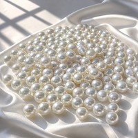 Perles d'eau douce naturelles Zhuji, non percées, 16,5-17 mm, qualité AAAA, blanc intense, lustre exceptionnel, certifiées par un tiers, pour DIY